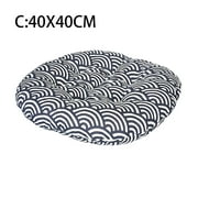 NAZISHW Chair Cushion Round Cotton Upholstery Soft Padded Cushion Pad Office Home Or Car