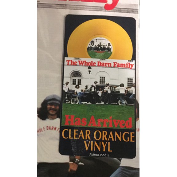 WHOLE DARN FAMILY - Has Arrived (Clear Orange Vinyl 160g) (Vinyl)