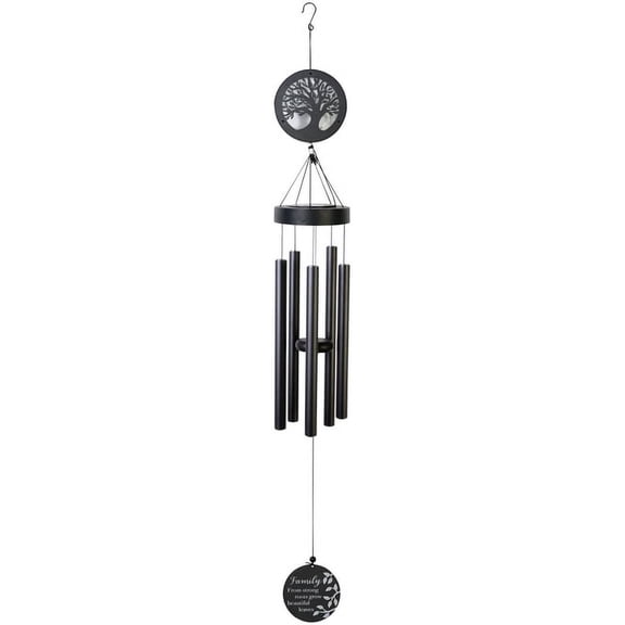 Family 45 Solar Chime Wind Chime, (Hardcover)