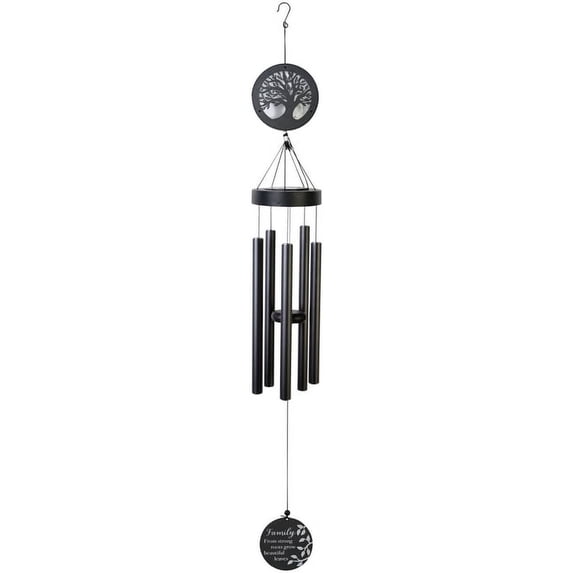 Family 45 Solar Chime Wind Chime, (Hardcover)