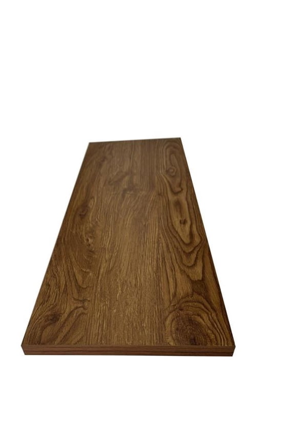 0.63 in. H X 10 in. W X 36 in. D Oak Wood Shelf Board