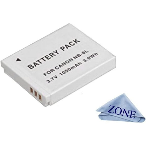 NB-6L / NB-6LH High-Capacity Replacement Batteries for Select Canon PowerShot Digital Cameras S120, SX510 HS, SX280 HS, SX500 IS, SX700, D20, S90, D30, ELPH 500, SX270, SX240, SX520 Cameras