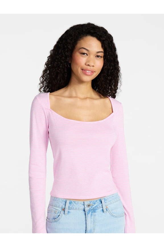 90s Square Neck Top, Women’s XXS-XXL