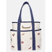 Women's Americana Cut Out Tote Bag, Natural