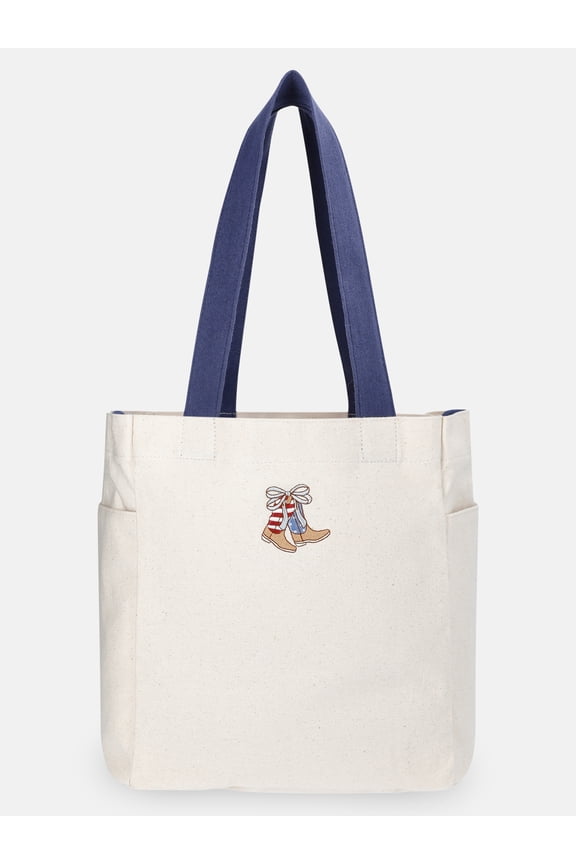 Women's Americana North/South Tote Bag, Natural