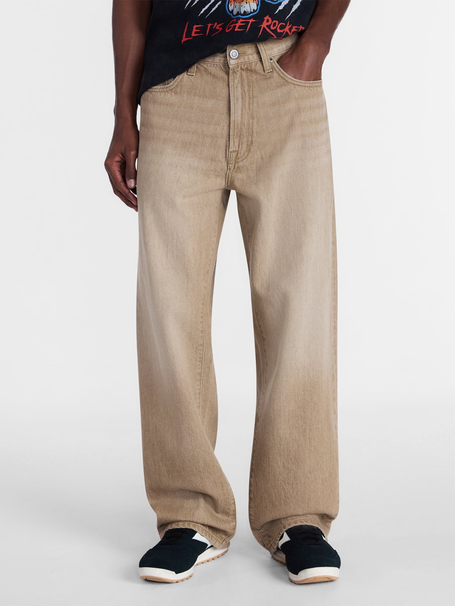 No Boundaries Baggy Fit Jeans, Men's 28x30-40x32