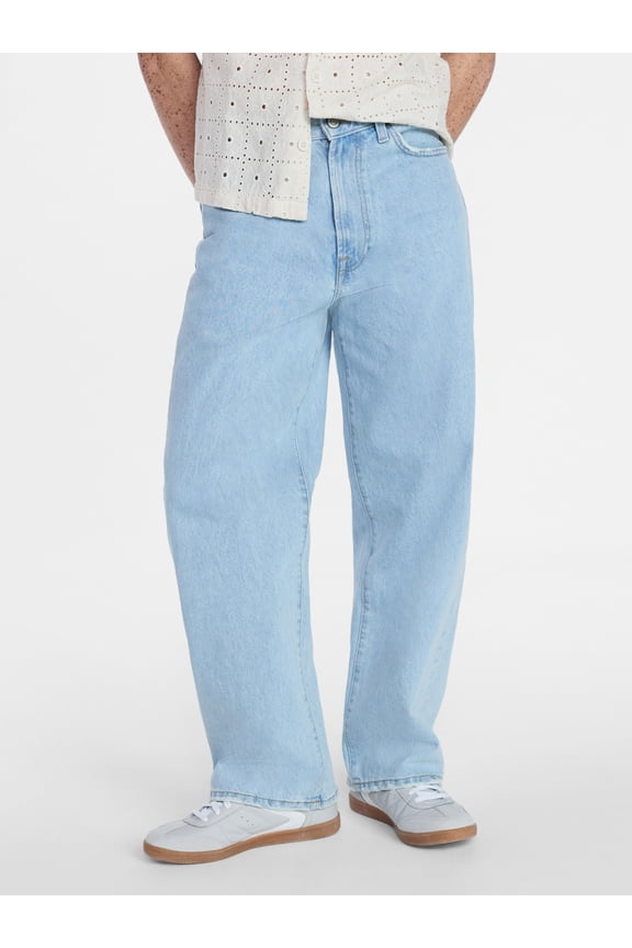 Baggy Fit Jeans, 100% Cotton 14 oz Denim, Men's 28x30-40x32