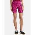thumbnail image 1 of No Boundaries Bike Shorts with Cell Phone Pocket, 7” Inseam, Women's, 1 of 5
