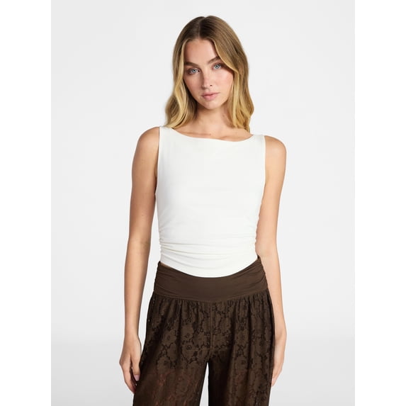 No Boundaries Boat Neck Cami, Women's