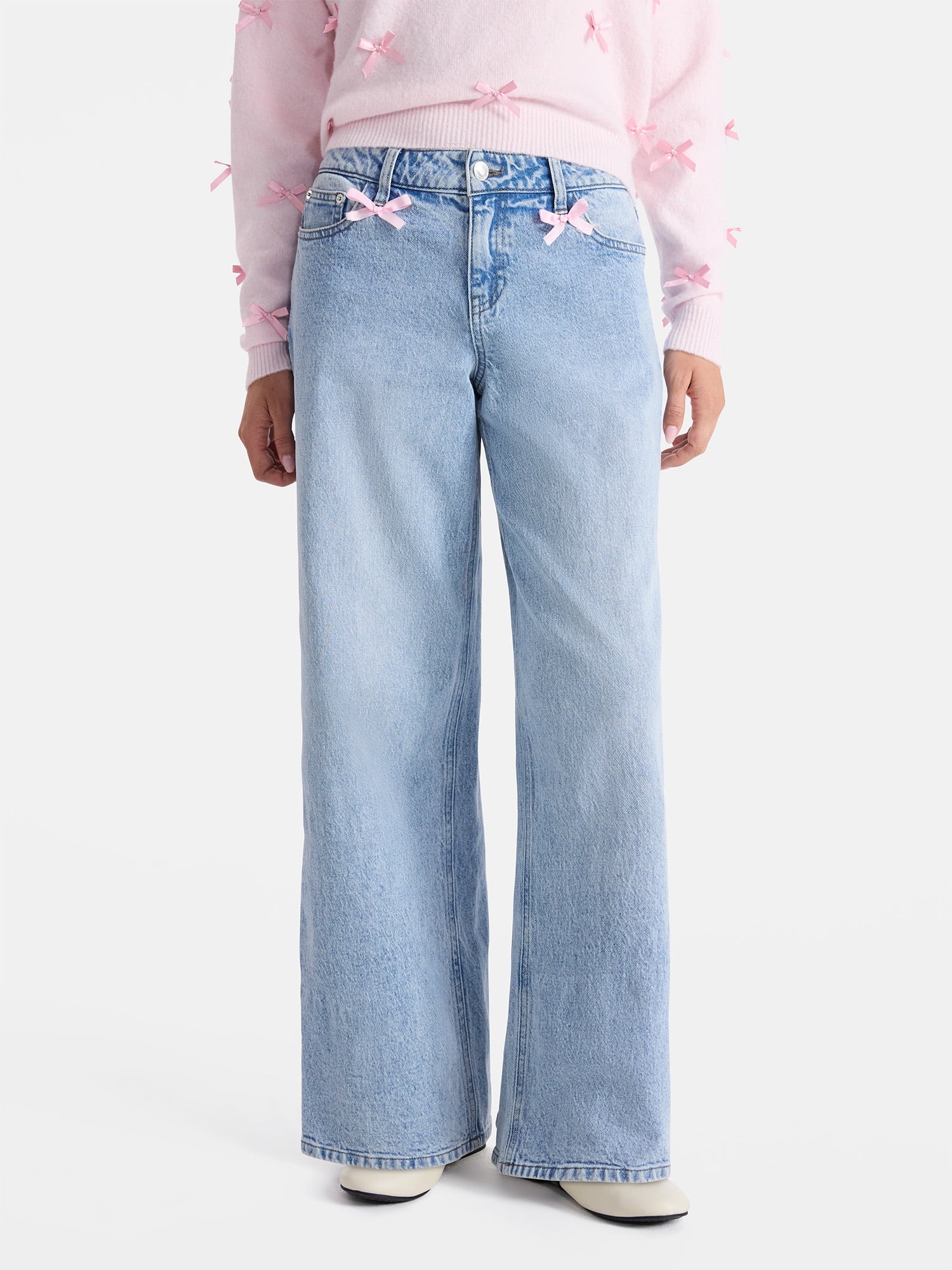 Bow Jeans, 30'' Inseam, Women's