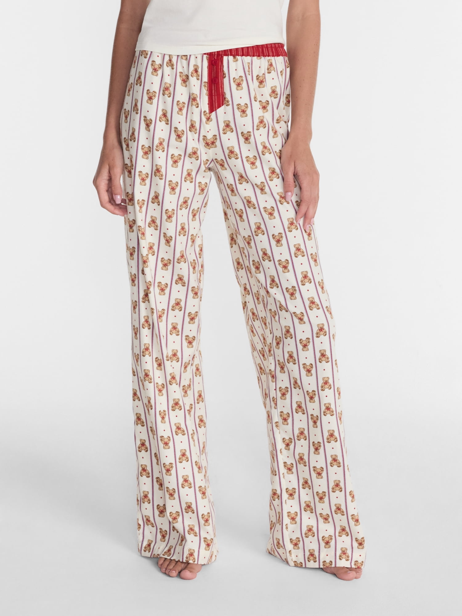 No Boundaries Print Boxer Sleep Pants, 31" Inseam, Women's XS-XXL