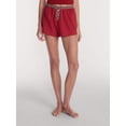 thumbnail image 1 of No Boundaries Print Boxer Sleep Shorts, 3" Inseam, Women's XS-XXL, 1 of 5