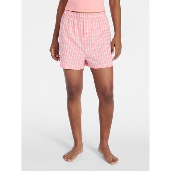 No Boundaries Sleepwear Boxer Shorts, Women's XS-XXL