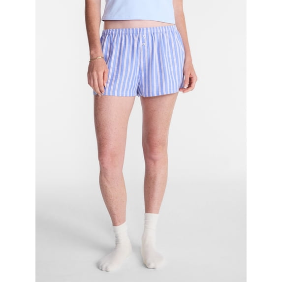 No Boundaries Sleep Boxer Shorts, Women's XS-XXL
