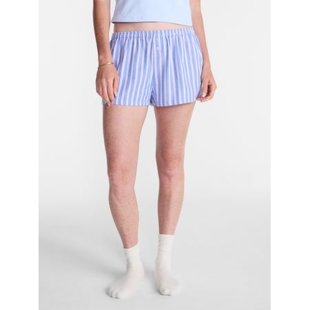 No Boundaries Sleep Boxer Shorts, Women's XS-XXL