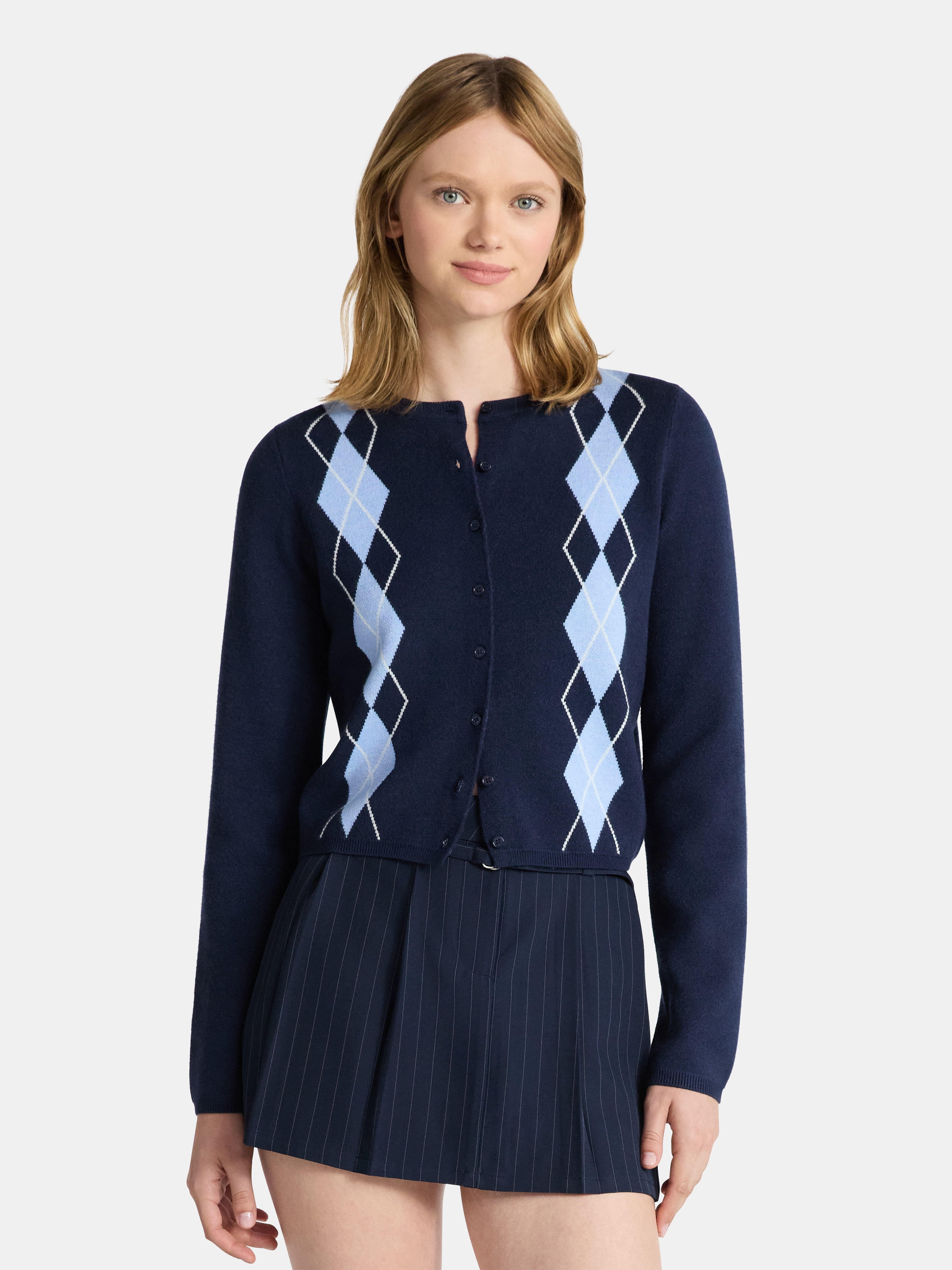 Button-Front Cardigan, Women's