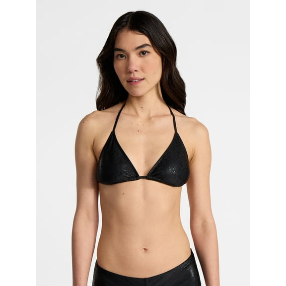 No Boundaries Triangle Bikini Top, Women’s