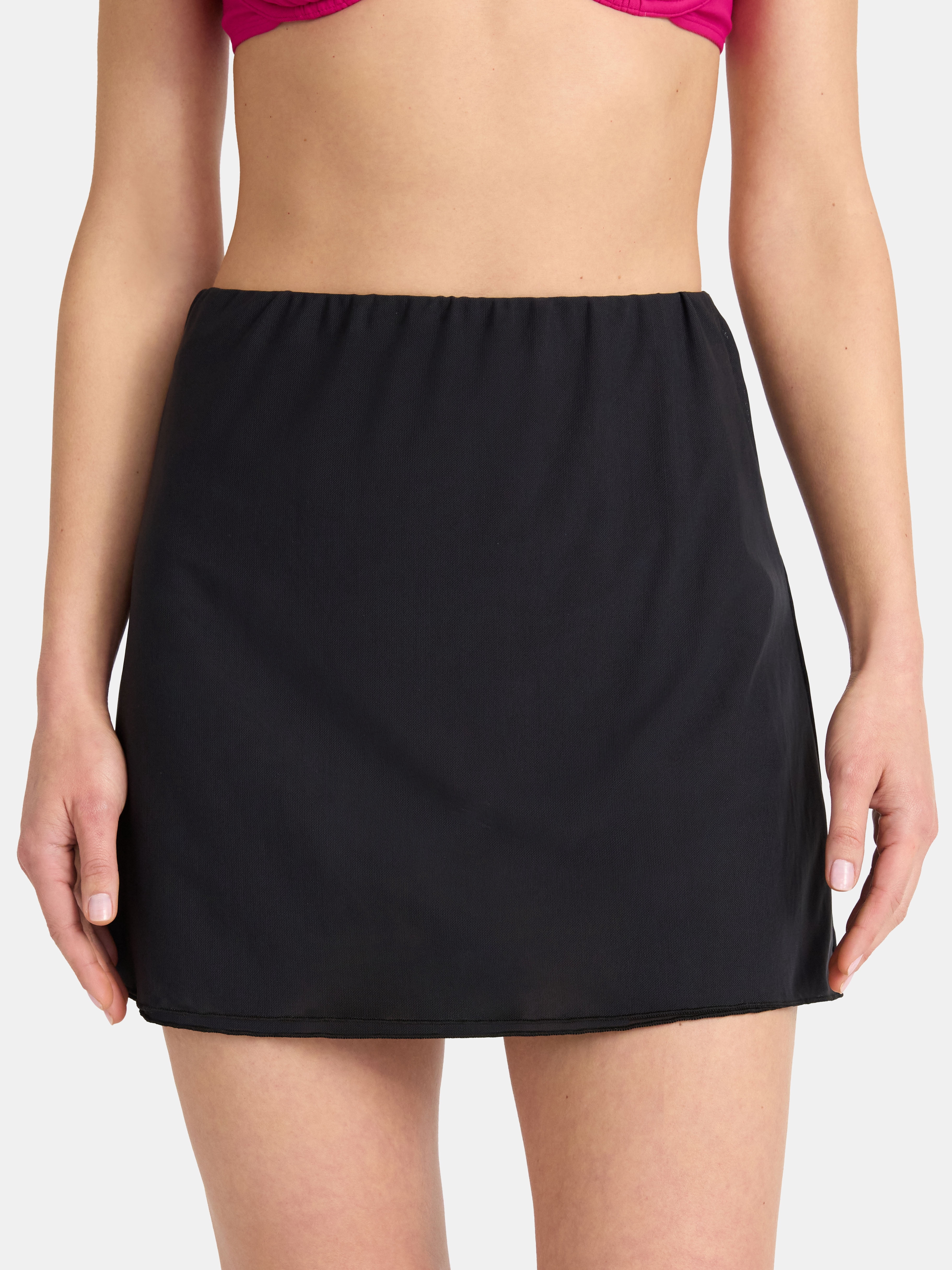 No Boundaries Mesh Coverup Skirt, Women’s