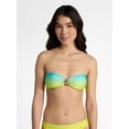 thumbnail image 1 of No Boundaries Ombré Bandeau Sun Bikini Top, Women’s, 1 of 5