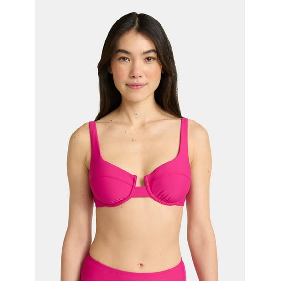 No Boundaries Underwire Bikini Top, Women’s