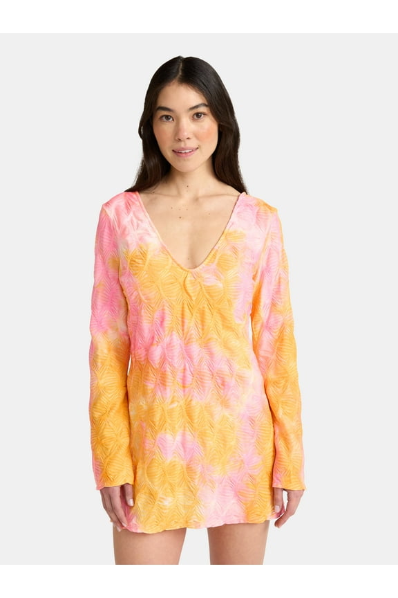 Scrunch Texture Coverup Dress, Women’s