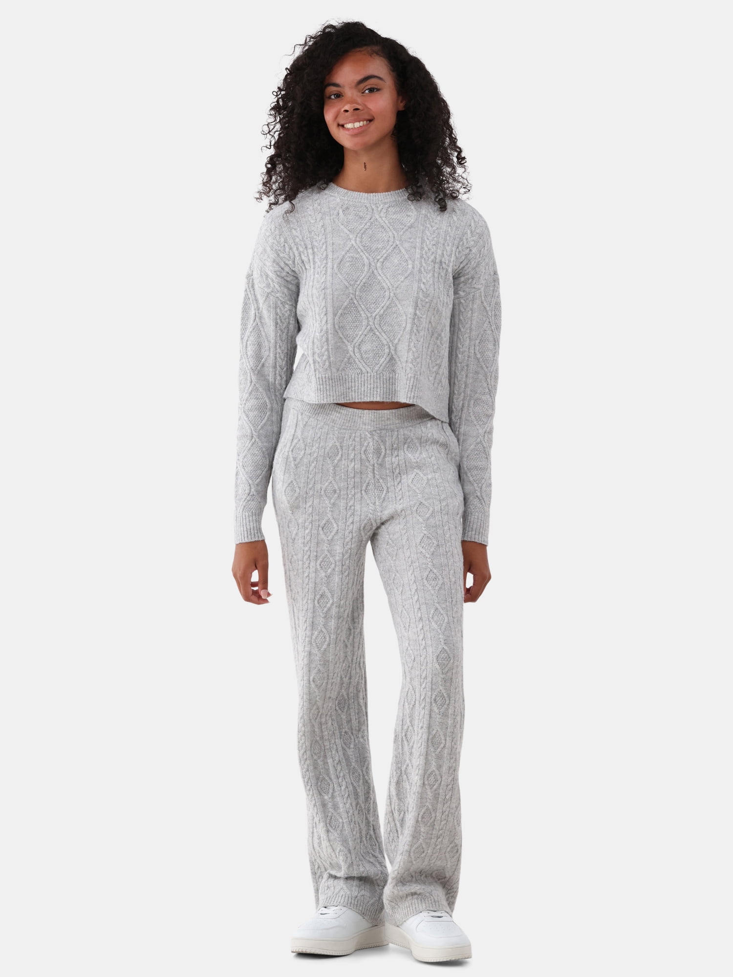 Never Settle Sweater Top & Pant Set
