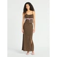 thumbnail image 1 of No Boundaries Cami and Maxi Skirt Set with Lace Trim, 2-Piece, Women’s, 1 of 4
