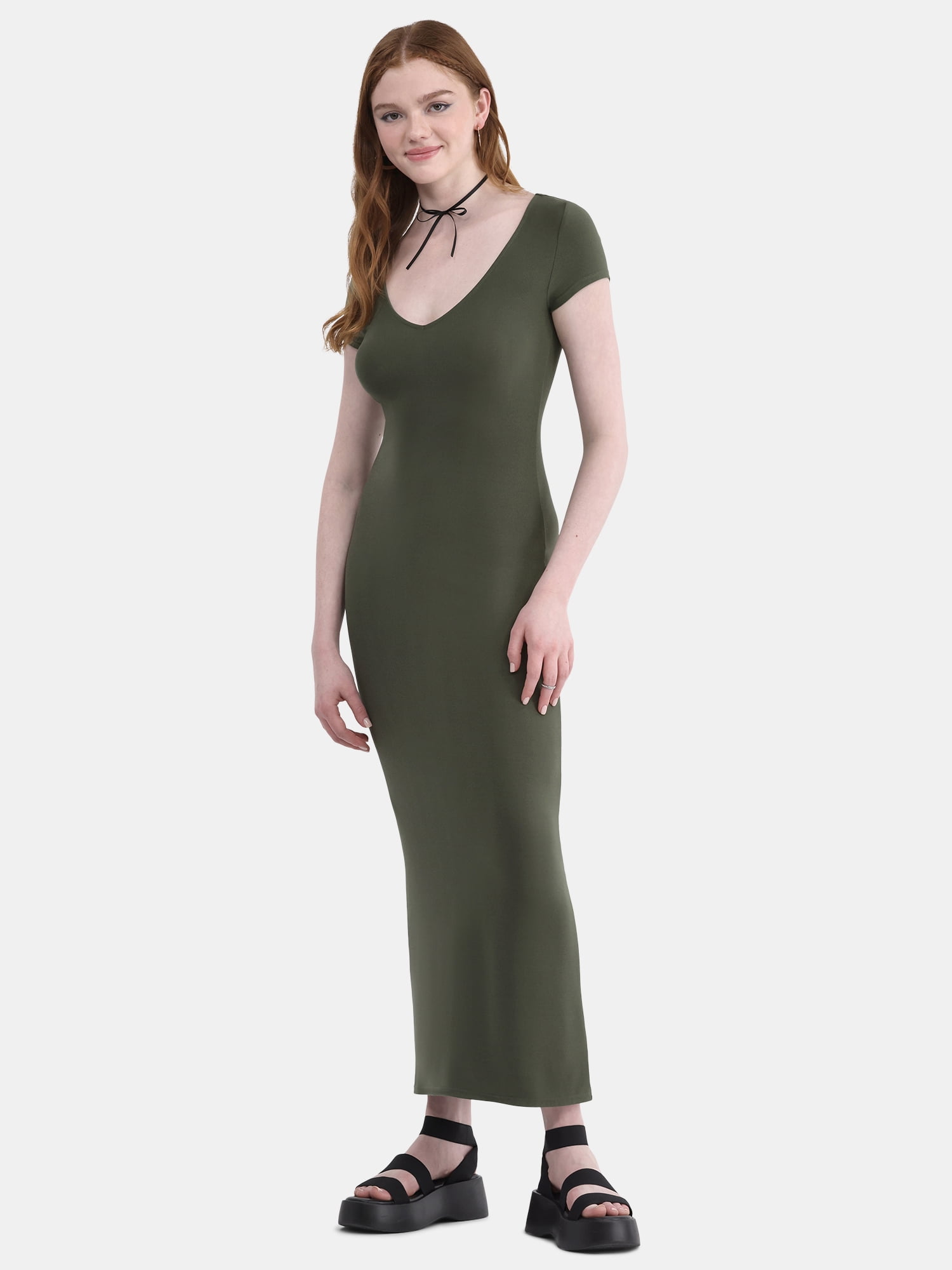 【BAON】Newto nylon ribbon layered long one piece Zenner Leaf Embroidered Long-Sleeve Gown | Tadashi Shoji