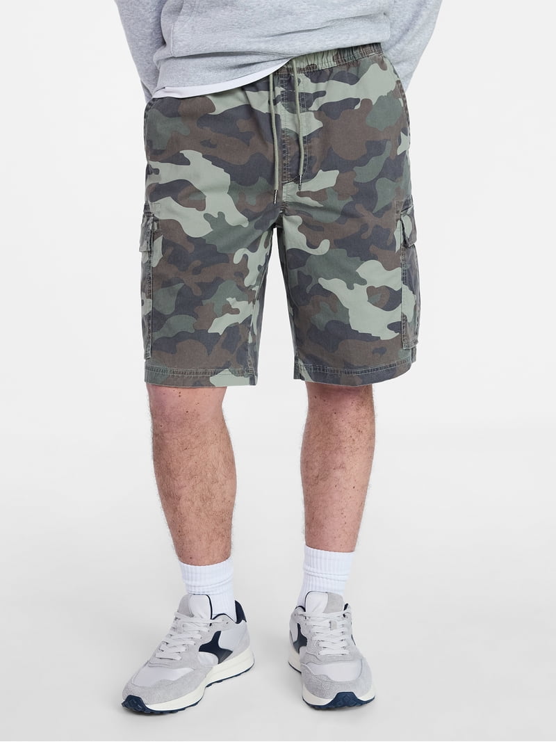 No Boundaries Twill Cargo Shorts, 10