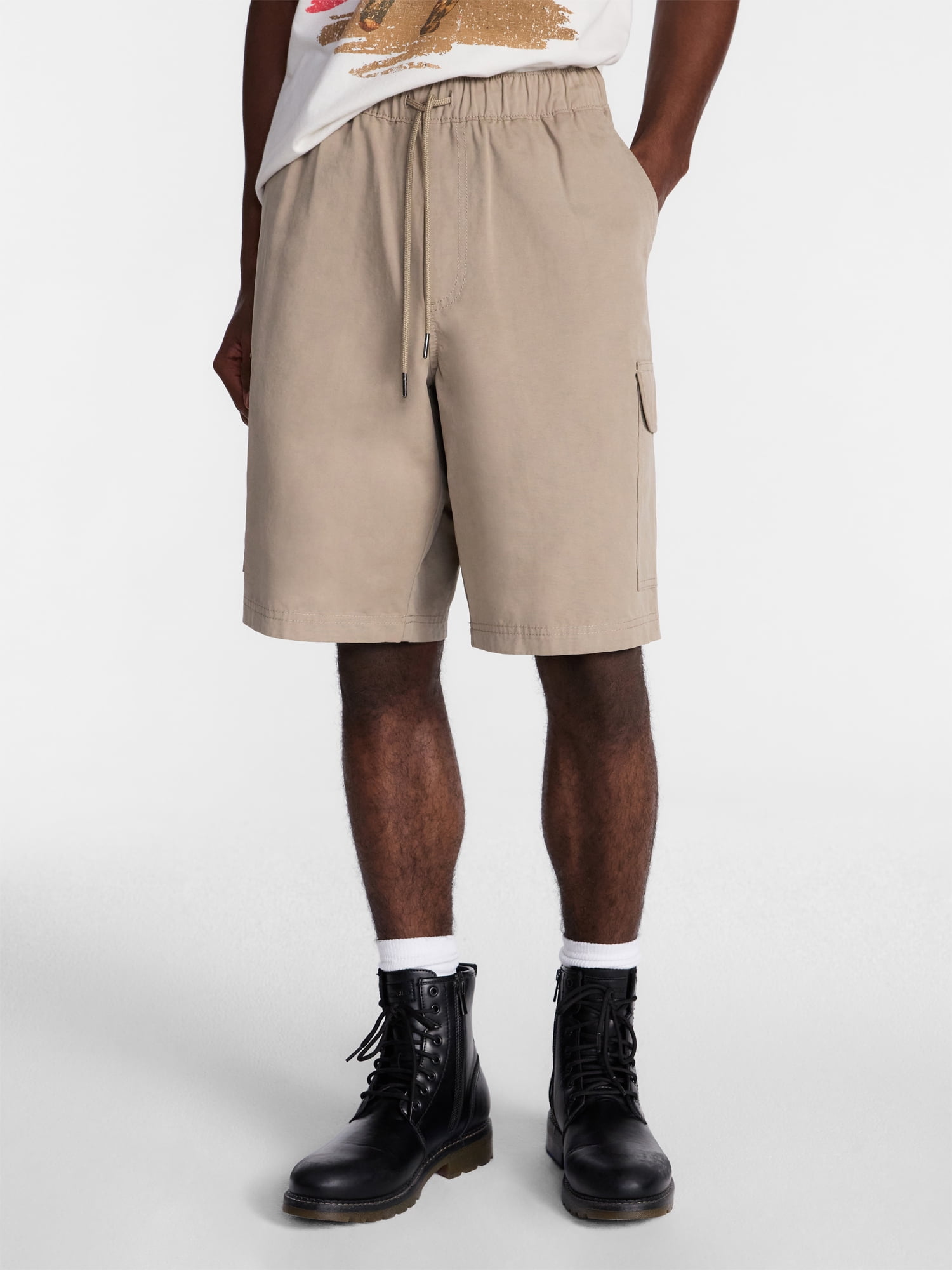 No Boundaries Men's & Big Men's Cargo Shorts, Sizes XS-5XB