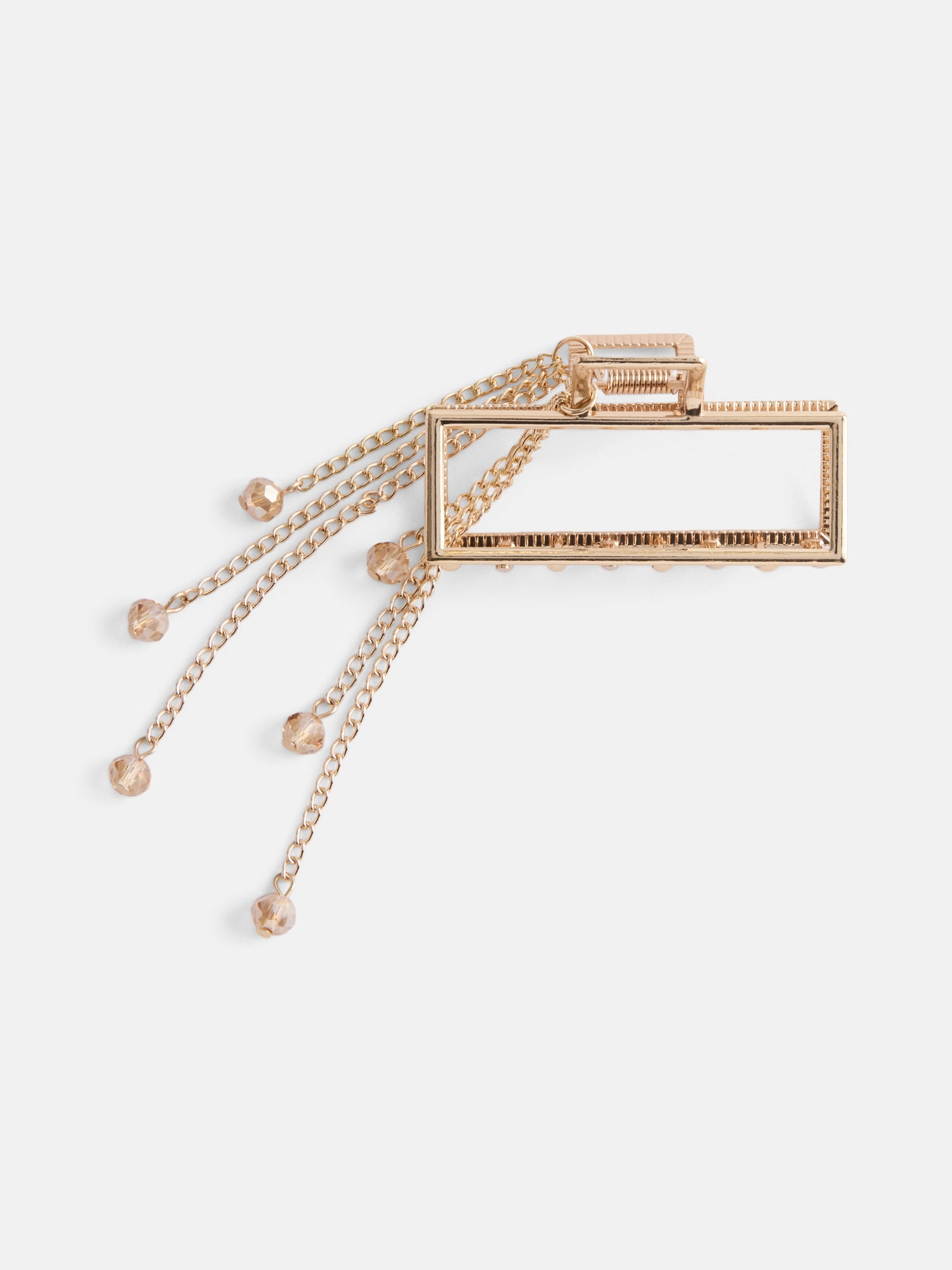 No Boundaries Chain and Bead Hair Claw Clip, Women's