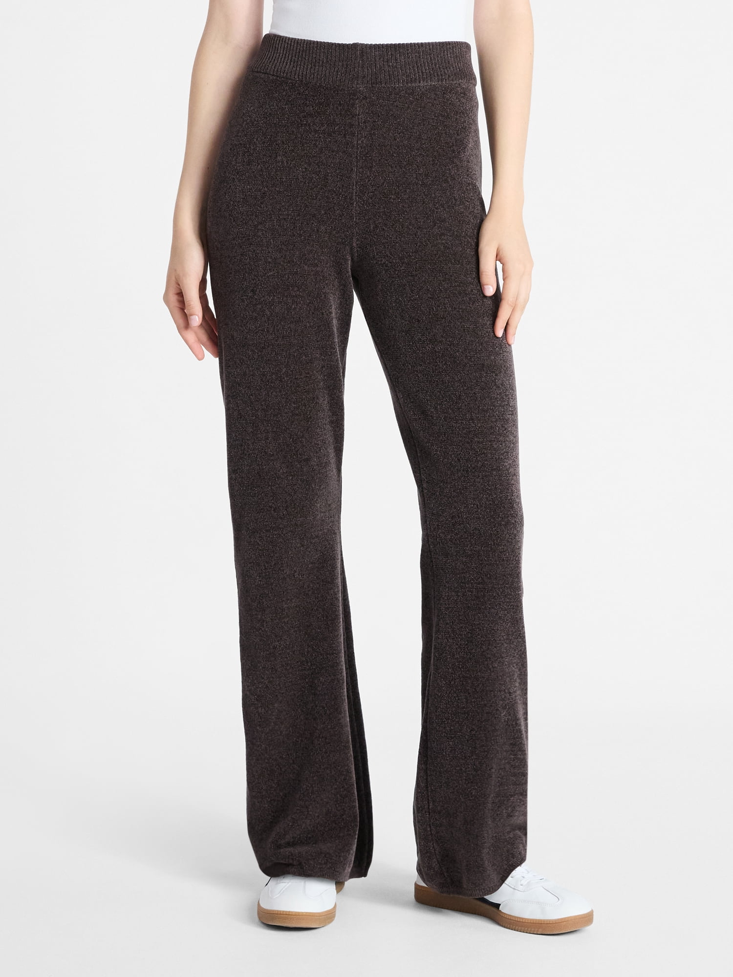 No Boundaries Chenille Flare Pants, 30'' Inseam, Women's