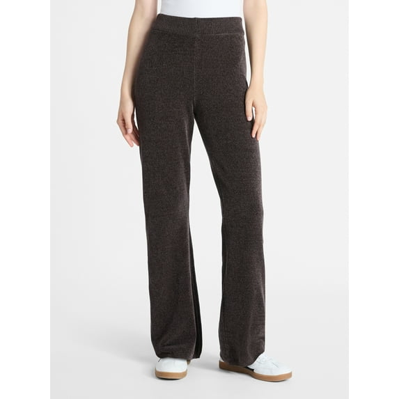 No Boundaries Chenille Flare Pants, 30'' Inseam, Women's