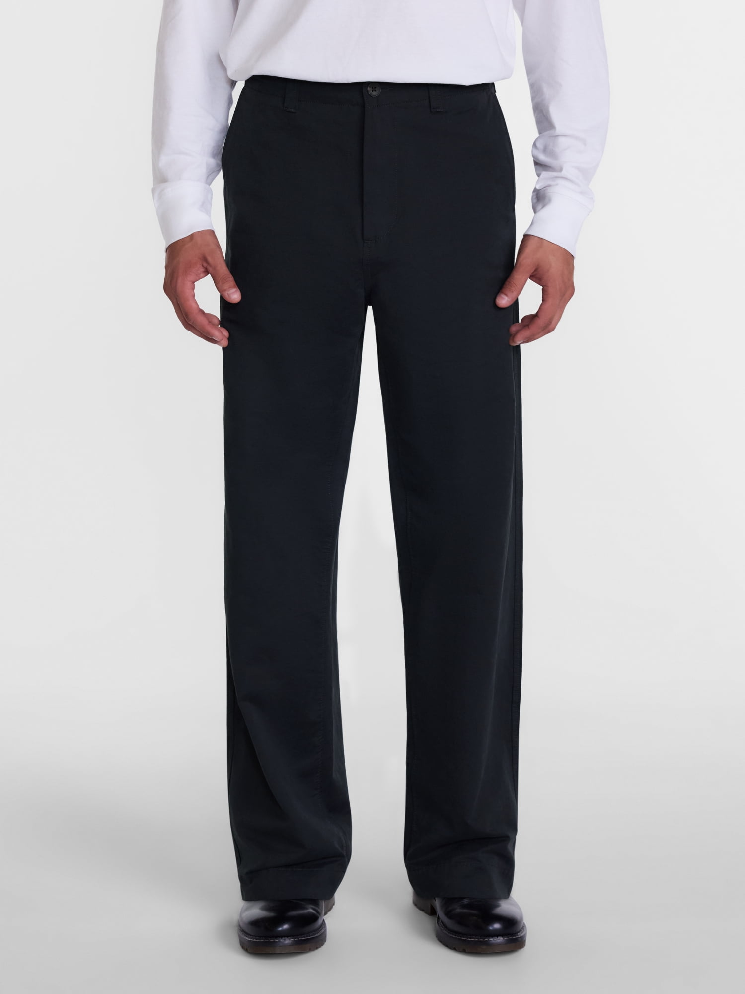 No Boundaries Baggy Chino Pants, 30'' Inseam, Men’s Waist Sizes 28-44