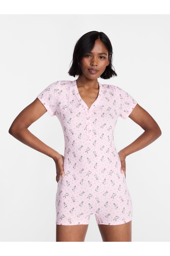 Cloud Core Sleepwear Romper, Women's XXS-3X