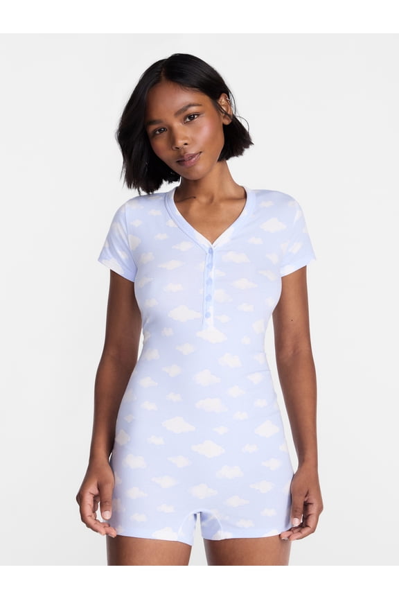 Cloud Core Sleepwear Romper, Women's XXS-3X