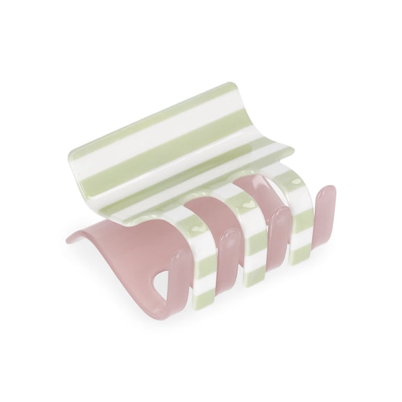 No Boundaries Colorblocked Striped Hair Claw Clip, Women's