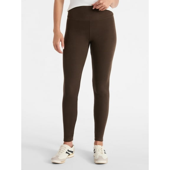 No Boundaries Ribbed Ankle Leggings, 27.5'' Inseam, Women's