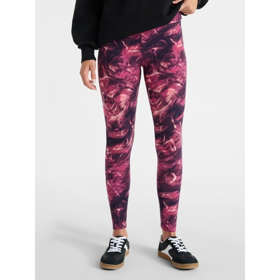 No Boundaries Faux Suede Core Ankle Leggings, 27.5'' Inseam, Women's