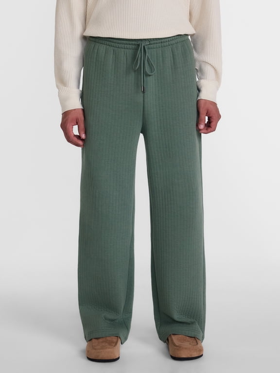Channel Quilted Cozy Sweatpants, Open Hem, 30'' Inseam, Men's Sizes XS-4XLT