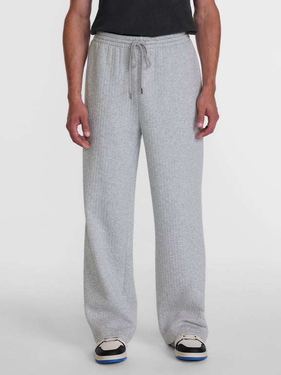 Channel Quilted Cozy Sweatpants, Open Hem, 30'' Inseam, Men's Sizes XS-4XLT
