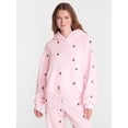 thumbnail image 1 of No Boundaries Cozy Teddy Hoodie, Women’s XS-2X, 1 of 5