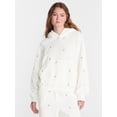thumbnail image 1 of No Boundaries Cozy Teddy Hoodie, Women’s XS-2X, 1 of 5