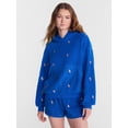 thumbnail image 1 of No Boundaries Cozy Teddy Hoodie, Women’s XS-2X, 1 of 5