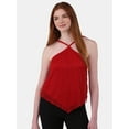 thumbnail image 1 of No Boundaries Criss Cross Halter Tank, Women's and Women’s Plus, 1 of 5