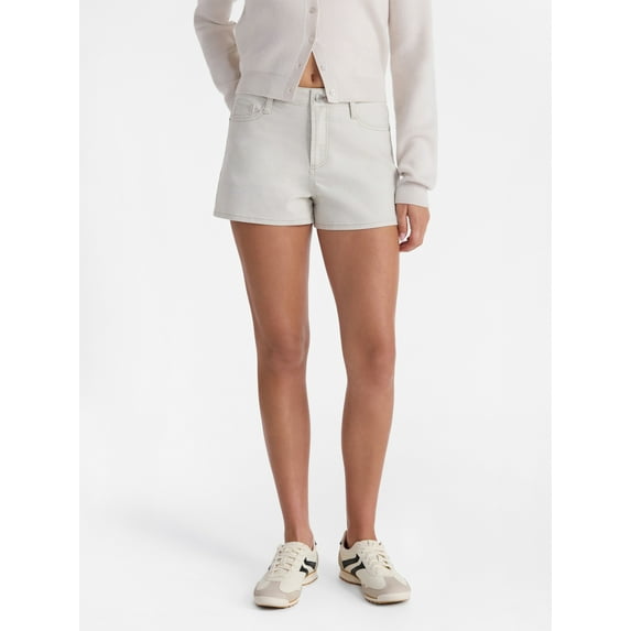 No Boundaries Denim Mom Short, Women's