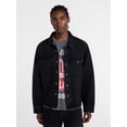 thumbnail image 1 of No Boundaries Denim Shacket with Long Sleeves, 100% Cotton 14 oz Denim, Men's XS-4XLT, 1 of 5