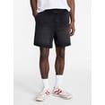 thumbnail image 1 of No Boundaries Denim Shorts with Elastic Waist, 100% Cotton, 7" Inseam, Men's XS-5XL, 1 of 5