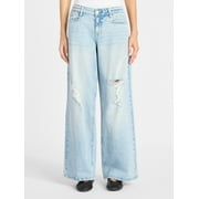 No Boundaries Distressed Denim Jeans, 30'' Inseam, Women’s