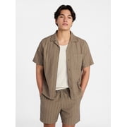 Poolside Dobby Shirt with Short Sleeves, Men's XS-4XLT